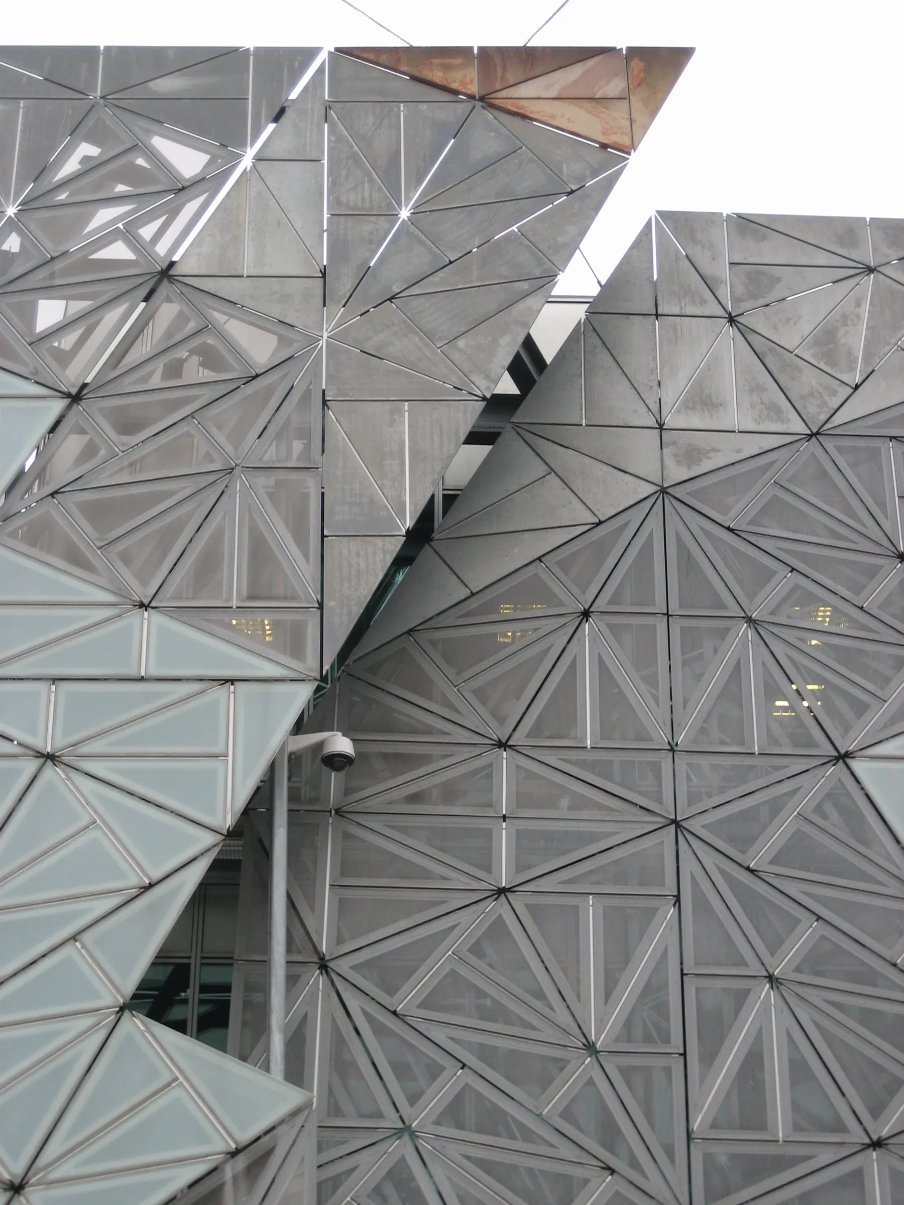 Federation Square on the southern edge of Melbourne’s central grid