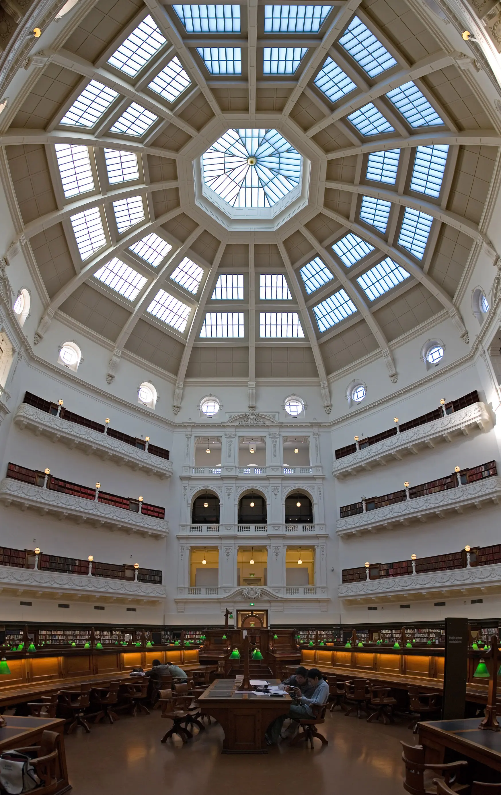 The La Trobe Reading Room dome at State Library Victoria